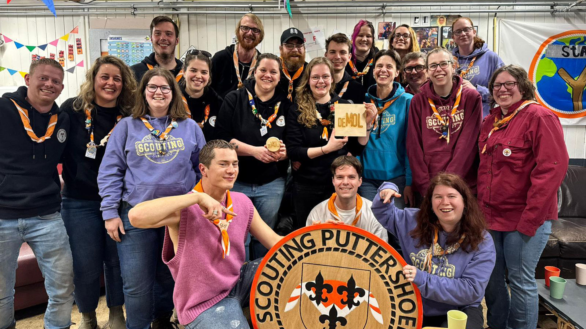 Stijn op bezoek bij Scouting Puttershoek